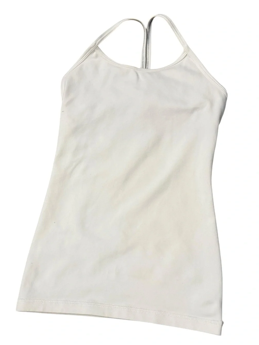 Ivivva by Lululemon White Racerback Tank Top Size 8